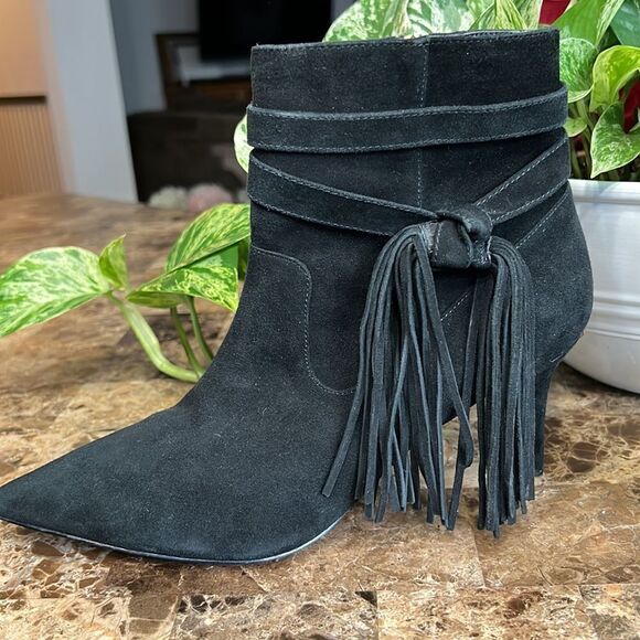 Charles Jourdan FERRIS Fringe Bootie - Picture 6 of 11